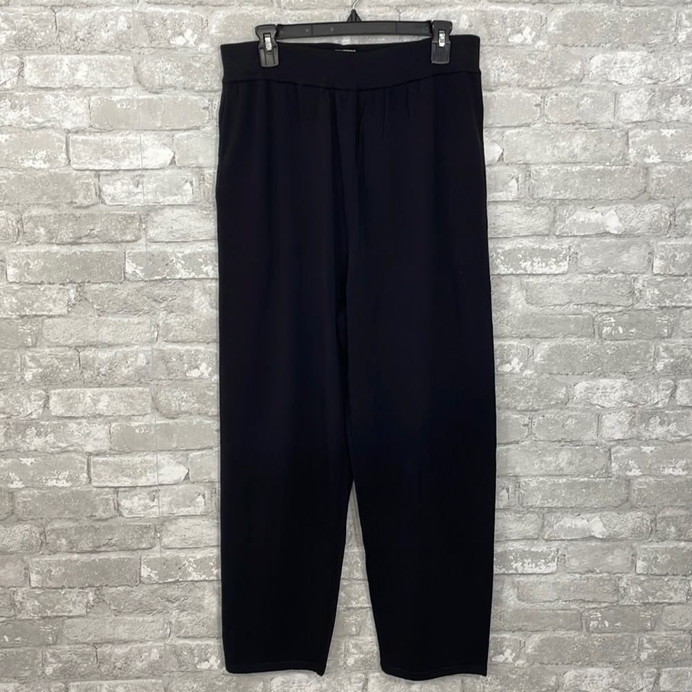 Allfenix Black Knit Lounge Sweater Pants